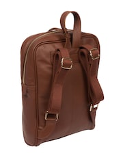 Cultured London Abbey Leather Brown Backpack - Image 3 of 5