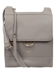 Cultured London Covent Leather Cross-Body Dark 100% Cotton Bag - Image 2 of 6