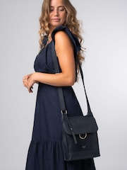 Cultured London Covent Leather Cross Body Brown Bag - Image 7 of 7