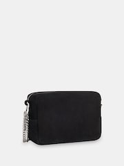 Whistles Black Suede Bibi Mini Bag - Image 2 of 4