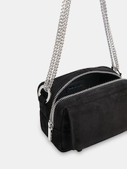 Whistles Black Suede Bibi Mini Bag - Image 3 of 4