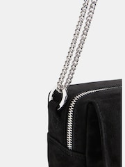 Whistles Black Suede Bibi Mini Bag - Image 4 of 4