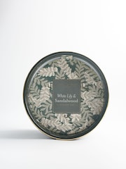 Laura Ashley Green Woodland Fir White Lily And Sandalwood 3 Wick Candle - Image 3 of 3