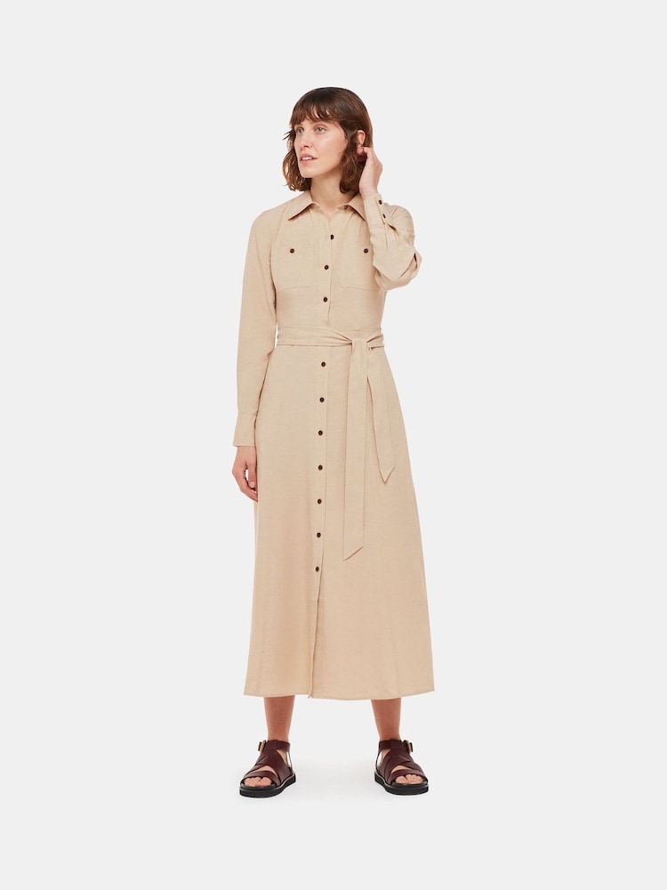 Whistles Nude Shirt Dress - Image 1 of 6