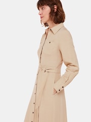 Whistles Nude Shirt Dress - Image 3 of 6