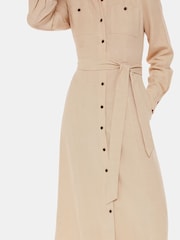 Whistles Nude Shirt Dress - Image 4 of 6