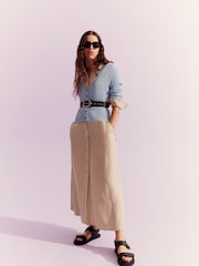 Whistles Nude Shirt Dress - Image 6 of 6