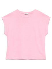 Albaray Pink 100% Cotton Roll Back T-Shirt - Image 4 of 4