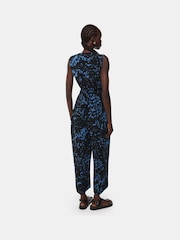 Whistles Black Smudged Spot Drew Jumpsuit - Image 2 of 5