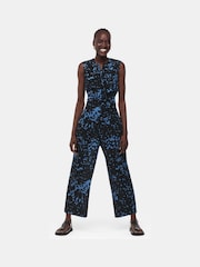 Whistles Black Smudged Spot Drew Jumpsuit - Image 3 of 5