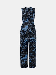 Whistles Black Smudged Spot Drew Jumpsuit - Image 5 of 5