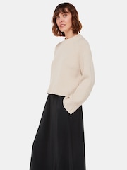 Whistles Black Eva Elasticated Waist Skirt - Image 2 of 4