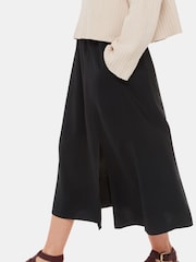 Whistles Black Eva Elasticated Waist Skirt - Image 3 of 4