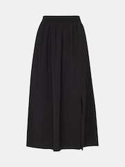 Whistles Black Eva Elasticated Waist Skirt - Image 4 of 4