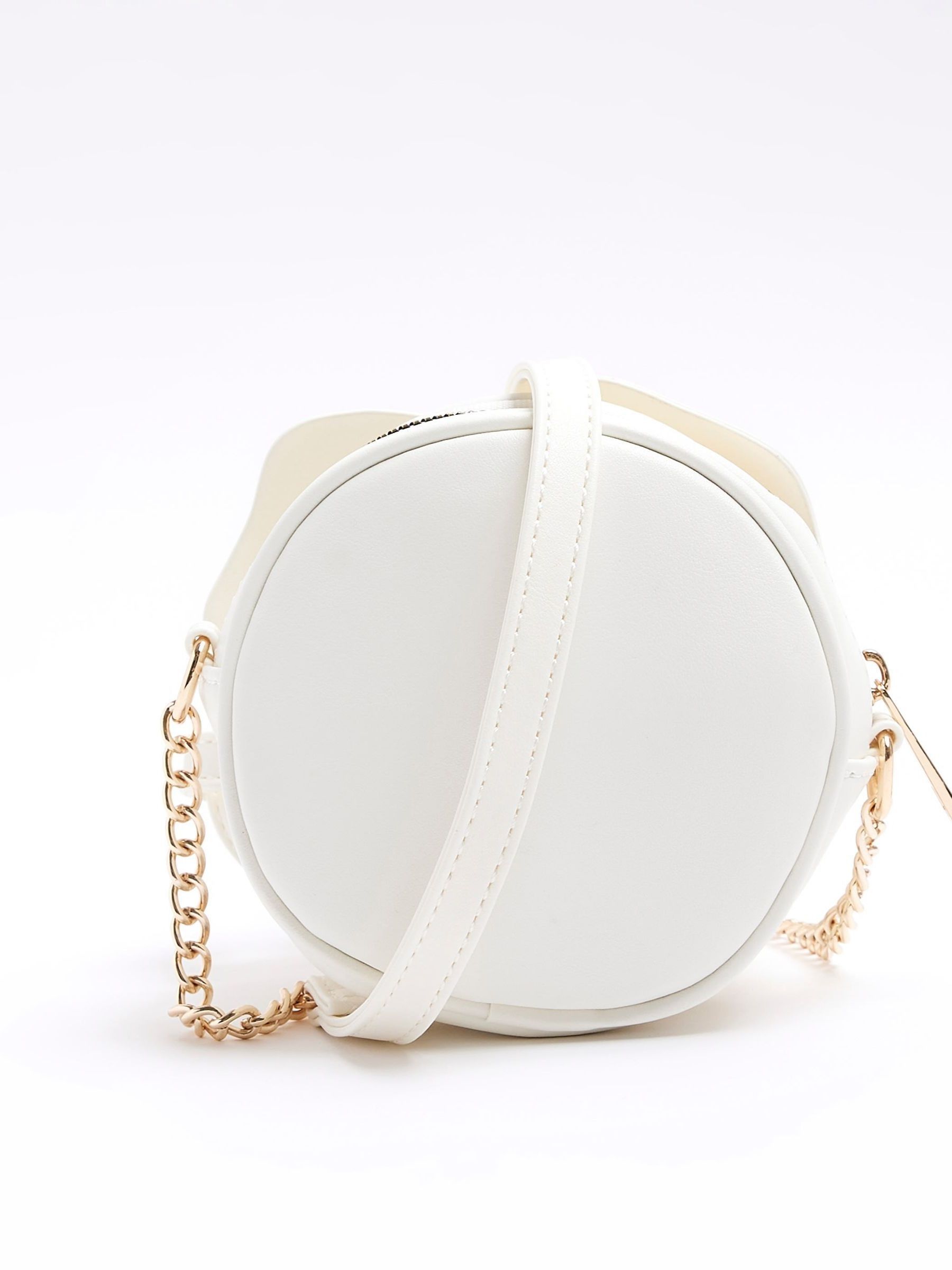 Buy River Island White Girls Corsage Bag from Next Luxembourg