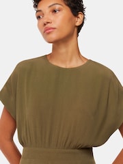 Whistles Pocket Detail Midi Dress - Image 4 of 5
