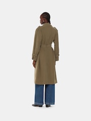 Whistles Green Riley Trench Coat - Image 3 of 6