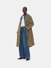 Whistles Green Riley Trench Coat - Image 4 of 6