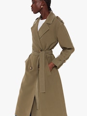 Whistles Green Riley Trench Coat - Image 5 of 6