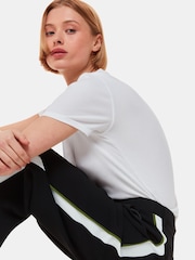 Whistles Black Crepe Side Stripe Trousers - Image 4 of 5
