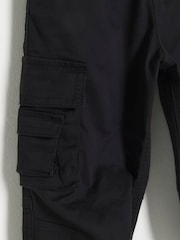 River Island Black Mini Boys Tech Cargo Trousers - Image 4 of 4
