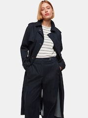 Whistles Stripe Crew Neck Pocket 100% Cotton Top - Imagen 4 de 5