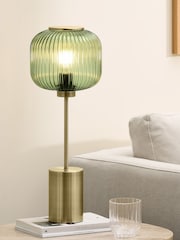 MADE.COM Green Large Briz Table Lamp - Image 1 of 3