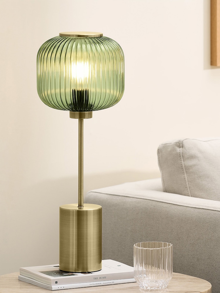 MADE.COM Green Large Briz Table Lamp - Image 1 of 3
