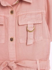 River Island Pink Older Girls Shirt Dress - Image 4 of 5