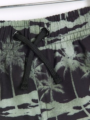 River Island Black Boys Palm Print Swim Short - Image 3 of 4
