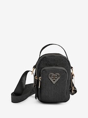 River Island Black Nylon Festival Girls Bag - Image 1 of 5