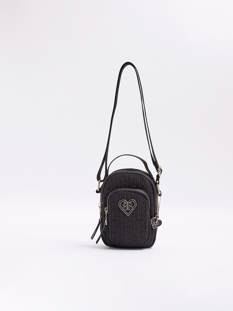 River Island Black Nylon Festival Girls Bag - Image 2 of 5
