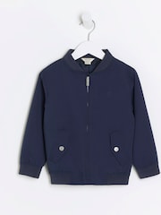 modra - River Island fantovska elegantna bomber jakna - Slika 1 iz 3