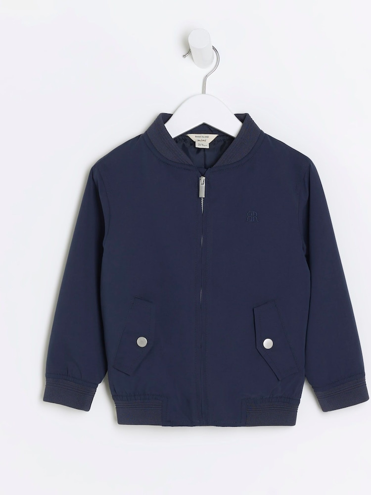 modra - River Island fantovska elegantna bomber jakna - Slika 1 iz 3