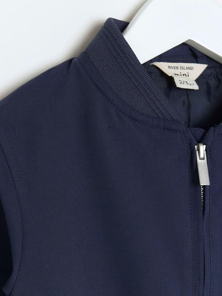 modra - River Island fantovska elegantna bomber jakna - Slika 2 iz 3