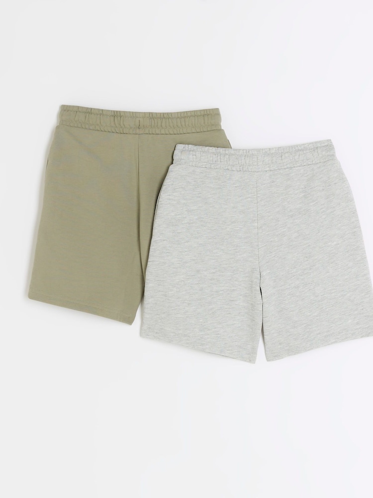 Gris - River Island Mini Boys Multipack Shorts - Imagen 2 de 4
