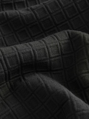 Black Premium Textured Shacket - Image 6 of 7