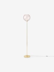 MADE.COM Brass/Pink Ilaria Floor Light - Image 2 of 4