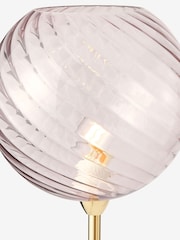 MADE.COM Brass/Pink Ilaria Floor Light - Image 3 of 4