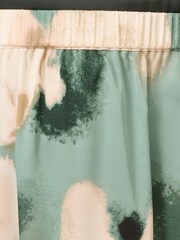 Adrianna Papell Green Printed Maxi A-Line Skirt With Elastic Back - Image 4 of 7