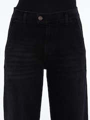7 For All Mankind Tailored Lotta Black Jeans with Slash pocket - Image 6 of 8