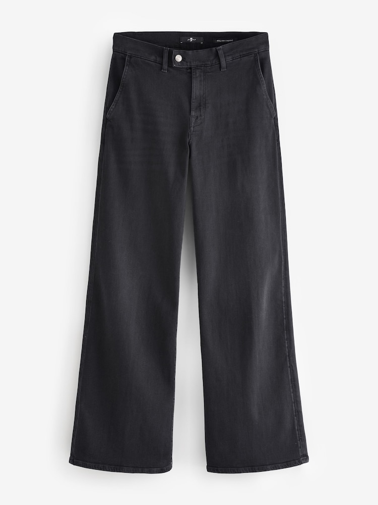 7 For All Mankind Tailored Lotta Black Jeans with Slash pocket - Image 8 of 8 7 For All Mankind Tailored Lotta Black Jeans with Slash pocket - Image 8 of 8