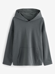Charcoal Grey Oversized EDIT Hoodie - Image 7 of 9