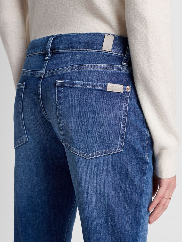 7 For All Mankind Blue Relaxed Skinny Jeans - Image 3 of 7