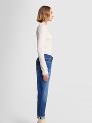 7 For All Mankind Blue Relaxed Skinny Jeans - Image 6 of 7