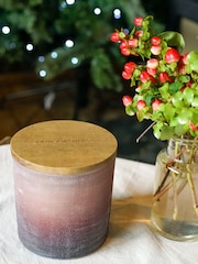 Laura Ashley Red Mulled Spice 3 Wick Candle - Image 3 of 4