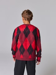 Negru - Pulover SmallSaints Biggy 100% Larg Pulover din bumbac cu logo Hanorac cu glugă - Imaginea 11 din 12