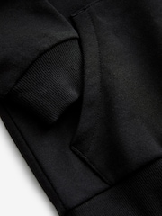 smALLSAINTS Black Biggy 100% Cotton Oversized Pullover Logo Hoodie - Image 8 of 8