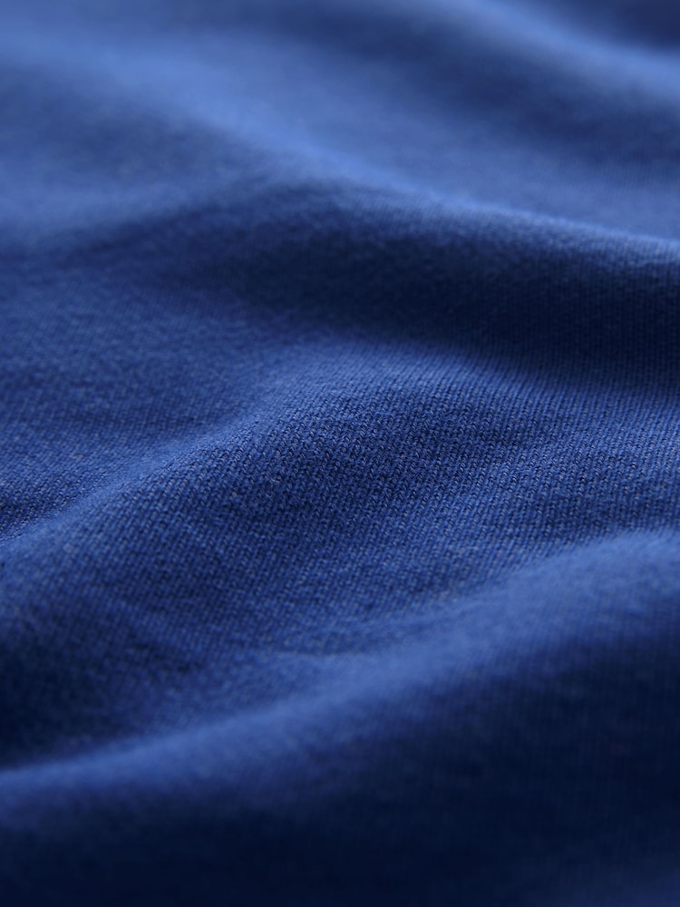 Cobalt Blue Crew Sweatshirt Crew Sweatshirt 100% Cotton Heavyweight - Image 8 of 8