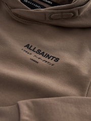 smALLSAINTS Brown/Textured Oversized Underground Pullover Hoodie - Image 8 of 9